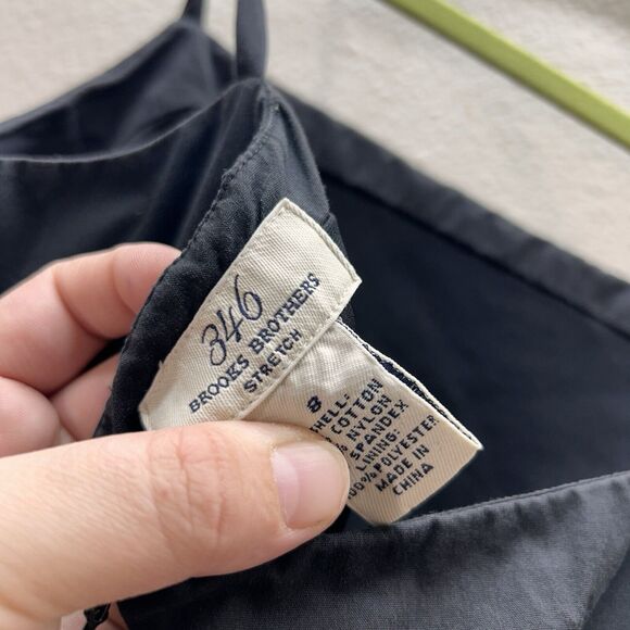 Vintage Y2k 90s Preppy Brooks Brothers Mini Dress Career Night Out Cocktail SZ 8 - Picture 6 of 8